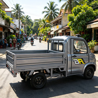 Camion de livraison électrique mini robuste à cabine simple, capacité de charge de 800 kg, pour le transport rural
