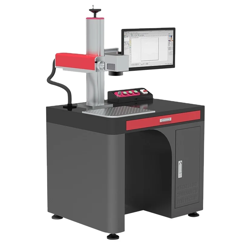 Beste Prijs En Kwaliteit Desktop Fiber Laser-markering Machine 20W 30W 50W 100W 150W