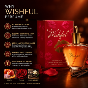 Profumo di Lusso da Donna 100ml in Bottiglia a Forma di Mela, Stile Dubai, Elegante Confezione Rossa, Fragranza Kiss Mark, Marca Originale Mediorientale, Spray - Product Image 3