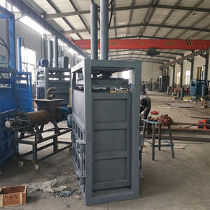 Semi otomatis tempat sampah vertikal Scrap Baler hidrolik mesin Press Baling kardus plastik 60T Baler <span class=keywords><strong>Compactor</strong></span> - Product Image 2