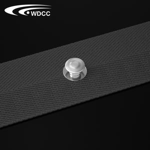 Ruban de rideau en polyester tissé noir facile à démonter et à laver pour S Fold Aluminium - Product Image 1