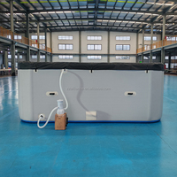 Aufblasbarer Pool aus DWF-PVC, Familien-Spa-Becken mit Drop-Stitch-Technologie, individuell anpassbar
