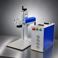 Nouvelle machine de marquage laser à fibre de bonne qualité 20W-100W avec contrôle EZcad et prise en charge AI/DXF pour plastique et métal