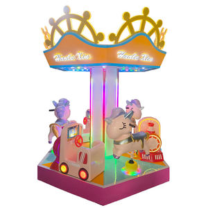 Mantenga a los Pequeños Entretenidos Durante Horas, Tamaño Compacto y Rotación Suave y Silenciosa, Mini Carrusel para Niños, Uso Doméstico - Product Image 2