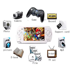 Consola de juegos portátil X6 de alta calidad, con 10000 PSP PS 4 juegos integrados, multifunción, reproductor de juegos portátil X6