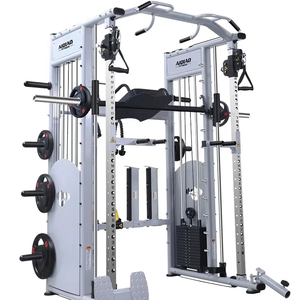 Attrezzature commerciali per il <span class=keywords><strong>Fitness</strong></span> domestico Smith Machine piccolo Gantry per uccelli Squat Multi-funzionale braccio integrato petto gamba posteriore acciaio - Product Image 1