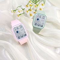 Montre numérique lumineuse à cadran Astronaute, non connectée, pour hommes/femmes/jeunes/élèves du secondaire - Simple