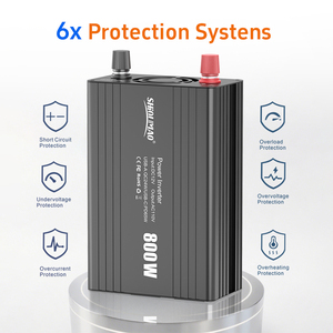 Biến tần ô tô sóng sin biến đổi SHiOUMAO 500W 800W 1000W 1500W 12V, chuyển đổi nguồn 12V DC sang 110V 220V AC cho xe RV, xe tải - Product Image 5