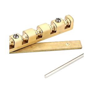 Servicios de <span class=keywords><strong>mecanizado</strong></span> CNC, Bola de rodillo de latón, tuerca de guitarra, 5 cuerdas, alambre de acero inoxidable, accesorio EDM para guitarra eléctrica - Product Image 3