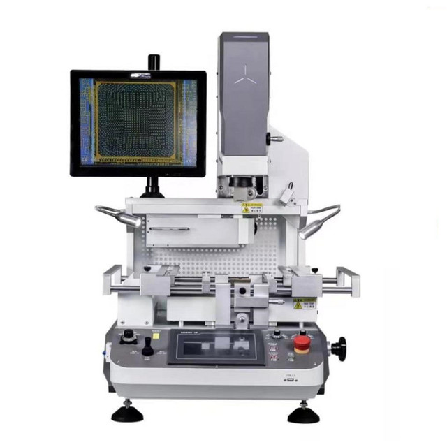 Full Automatic BGA SMD Rework Station ST-R6200 for Mobile Phone Laptop IC Chips Repair with PLC Core 1 Year Warranty