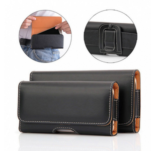 Sac de taille pour téléphone portable série Outdoor en cuir PU portable suspendu étui pour téléphone intelligent <span class=keywords><strong>pochette</strong></span> de protection - Product Image 1