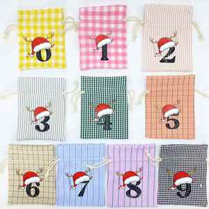 Sacs cadeaux en coton personnalisés avec cordon de serrage pour filles et garçons - Product Image 2