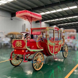 Calèche royale électrique de luxe, calèche tirée par des chevaux, calèche royale électrique d'extérieur pour transport spécial lors de festivals - Product Image 3