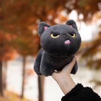 Peluche chaton mignon en velours moelleux, rembourrée en coton PP, de haute qualité, pour machine à griffes et voiture, modèle international