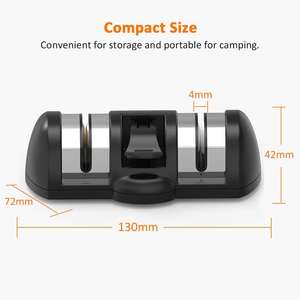 <span class=keywords><strong>Pierre</strong></span> à <span class=keywords><strong>Aiguiser</strong></span> pour Ustensiles de Cuisine, Aiguiseur de Couteaux en Céramique à Double Roue pour Outils de Cuisine - Product Image 5