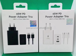 Chargeur Super Rapide USB-C 3 Ports PD <span class=keywords><strong>65W</strong></span> Original EP-T6530 <span class=keywords><strong>Adaptateur</strong></span> <span class=keywords><strong>Secteur</strong></span> PD Type-C <span class=keywords><strong>Trio</strong></span> pour Samsung Galaxy S25 S26 Ultra - Product Image 2