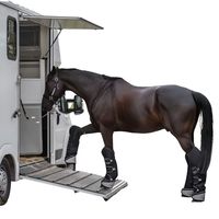 Promotion : Remorque légère en aluminium pour 2 chevaux, à chargement oblique, avec rampe, pour le marché australien