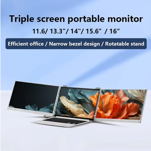 1K 1080P สาม Extender แล็ปท็อปแบบพกพา60Hz สำหรับแล็ปท็อปสามตัวขยาย14นิ้ว - Product Image 4