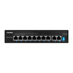 Commutateur Ethernet intelligent PoE personnalisé OEM à 10 ports 10/100/1000 Mbps avec 2 ports <span class=keywords><strong>RJ45</strong></span> Uplink - Product Image 2