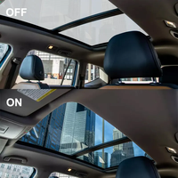 Película Inteligente Autoadhesiva Conmutable de Privacidad para Automóviles - Tecnología PDLC, Diseño Decorativo para un Cambio Instantáneo de Opacidad y Claridad