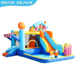 Castillo Inflable con Tobogán Doctor Dolphin, Disfruta de la Diversión con un Tobogán Acuático Inflable - Product Image 3