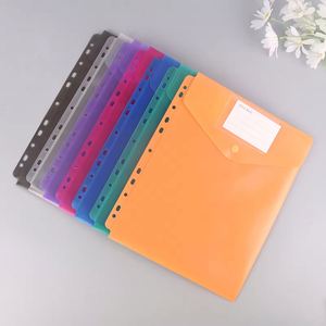 Multi Functional Thickened Waterproof PP A4 Frosted Vertical <b>Document</b> Folder With Business Card <b>Holder</b> Office - Product Image 5