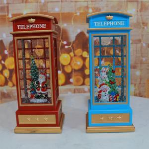 สินค้ามาใหม่ ไฟ LED โทรศัพท์บูธ 1 ลิตร แสงวอร์มไวท์ พร้อมน้ำ สำหรับตกแต่งวันคริสต์มาส ของขวัญสำหรับเด็ก - Product Image 2