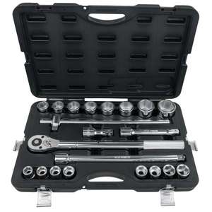 KS TOOLS-Jeu de douilles 911.0752 3/4 ''(21 pcs) -JEUX DE CLIQUET ET DOUILLES EAN 4042146564646 3/4" - Product Image 2