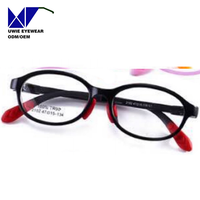 Monture de prescription ovale TR90 sur mesure OEM, anti-lumière bleue, pour enfants et adolescents, taille 47-15-130, MOQ flexible (100 pièces)