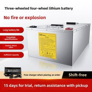 HFH OEM 48V 72V 30 v50ah100ah200ah 60V Lithium-Eisenphosphat-Akku für Wohnmobile Sightseeing Carts Marine Scooter Dreiräder - Product Image 2