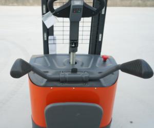 Hot Sale 1.5 Ton Battery-Powered Electric Stacker Mini Forklift China New Condition Full Electric Pallet Stacker For Retail - Product Image 3
