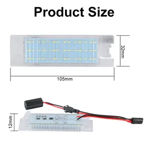 2 pezzi Canbus auto LED numero di luce targa per <span class=keywords><strong>Opel</strong></span> <span class=keywords><strong>Zafira</strong></span> B Astra H Corsa D insegne Corsa C <span class=keywords><strong>Meriva</strong></span> a Tigra B Vectra c 12V - Product Image 4