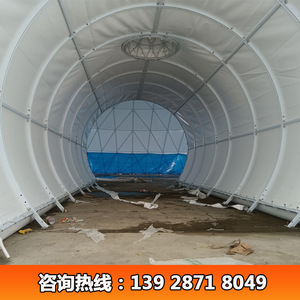 Carpa Domo Geodésica Redonda de 15+8m, Tela Oxford Impermeable, para Exposiciones, Uso en Todas las Estaciones, Refugio para Eventos al Aire Libre - Product Image 4