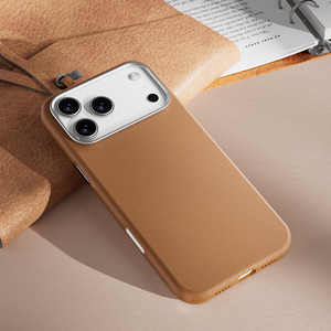 Funda de Teléfono V-L06 Retro de Lujo en Cuero PU para iPhone 13 14 15 16 17 Pro Max, Antigolpes, Magnética, para Negocios - Product Image 5