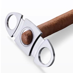Tijeras <span class=keywords><strong>de</strong></span> acero inoxidable para cortar cigarros, herramientas <span class=keywords><strong>de</strong></span> <span class=keywords><strong>puros</strong></span>, gran oferta - Product Image 1
