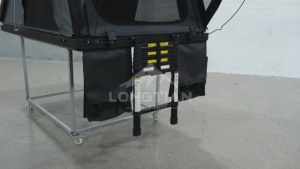 Tente de toit rigide triangulaire en aluminium 210x130cm 4 saisons pour camping tout-terrain, abri de toit de voiture OEM - Product Image 3