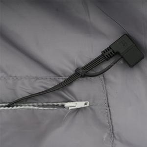 Manta Térmica con Capucha Personalizada, Eléctrica, Acolchada, de Poliéster, Portátil, para Acampar, con Alimentación USB, Negra, para Una a Cuatro Personas - Product Image 2