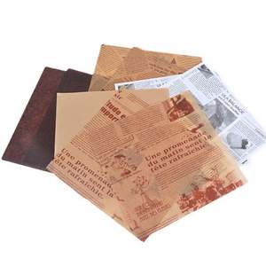 กระดาษห่อเบอร์เกอร์พิมพ์ลายเกรดอาหารสำหรับห่อเบอร์เกอร์แบบขายส่งตามสั่ง - Product Image 6