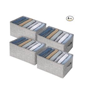Organizador de Armario de 4 Piezas, Organizador de Ropa, Organizador de Jeans para Armario, Organizadores de Cajones para Ropa - Product Image 1