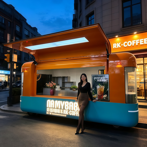 Démarrez votre entreprise de bar mobile avec une remorque de camping-car en acier inoxydable pour la vente de glaces et de restauration rapide, avec support d'infrastructure mondiale - Product Image 1