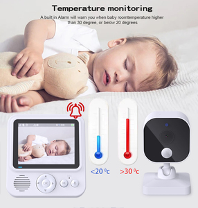 Monitor Digital para Bebés Aniceb de Alta Calidad, 720P, Visión Nocturna, 2.4GHz, Comunicación Bidireccional, Monitoreo de Temperatura, Recordatorio de Alimentación, 2.8 Pulgadas - Product Image 5