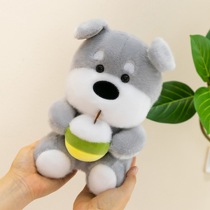 ตุ๊กตาชเนาเซอร์อ้วนน่ารัก นุ่มมาก ของเล่นตุ๊กตาสุนัข ขายส่ง สำหรับเด็กแรกเกิด เด็กเล็ก เด็กวัยหัดเดิน ตุ๊กตา<span class=keywords><strong>ลูก</strong></span>สุนัขสำหรับเด็กชายและเด็กหญิง - Product Image 5