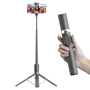Trépied pour téléphone KINGJOY, bâton à selfie, télécommande, portable, léger, en alliage d'aluminium, support magnétique, enregistrement vidéo, vlog, extensible - Product Image 1