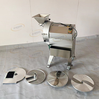 Multifunctionele Roestvrijstalen Groenten En Fruit Snijmachine Wortelaardappelsnijmachine Weegbree Chips Snijmachine