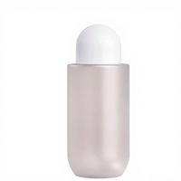 Flacon cosmétique transparent givré de 150 ml et 200 ml avec bouchon en dôme, flacon vide en plastique PET pour tonique cutané avec bouchon à vis