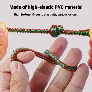 Leurre ver <span class=keywords><strong>de</strong></span> nouilles appât souple avec plomb inséré ver <span class=keywords><strong>de</strong></span> <span class=keywords><strong>terre</strong></span> artificiel coulant sans poids pour achigan à grande bouche et poisson mandarin - Product Image 5