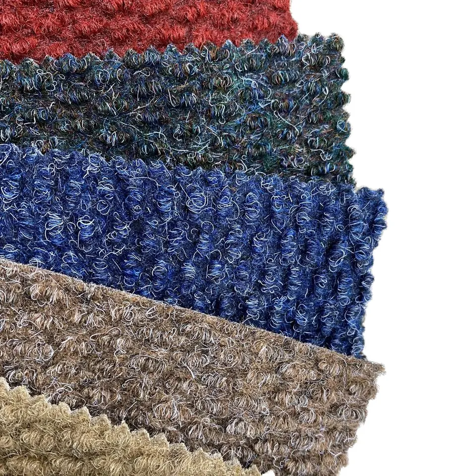 Needle Punch Gel Foam Backing Pineapple Carpet and Mat for Flooring Room Berber Carpet