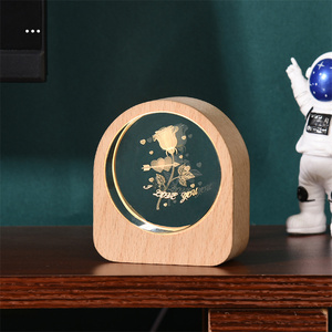 Purple <strong>Cloud</strong> Wholesale 3D Laser Engraving Solar System Starry Sky Star Moon Design Crystal Ball Glass Etached Led <strong>Night</strong> <strong>Light</strong> - Product Image 3