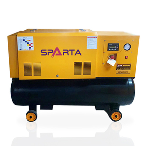 Compresor de aire de ahorro de energía <span class=keywords><strong>Sparta</strong></span> 7.5KW 10HP Compresor de aire de tornillo de velocidad fija todo en uno 4 en 1 - Product Image 1