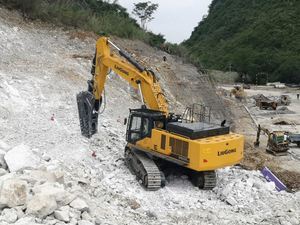 รถขุดตีนตะขาบสำหรับงานเหมืองหนัก Liugong 965EHD ขนาด 60 ตัน พร้อมบุ้งกี๋ขนาด 4.1 ลูกบาศก์เมตร สำหรับงานเหมืองหิน - Product Image 3